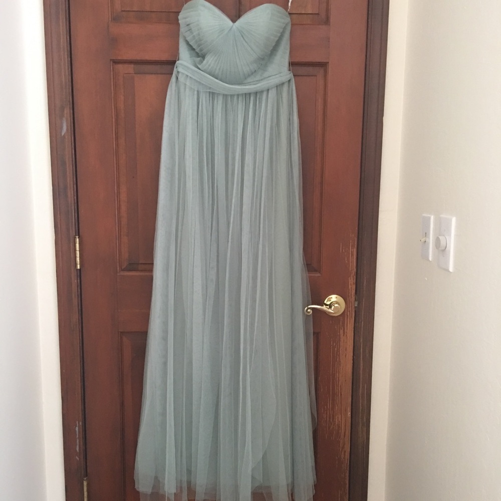 Jenny Yoo Annabelle seaglass bridesmaid dress